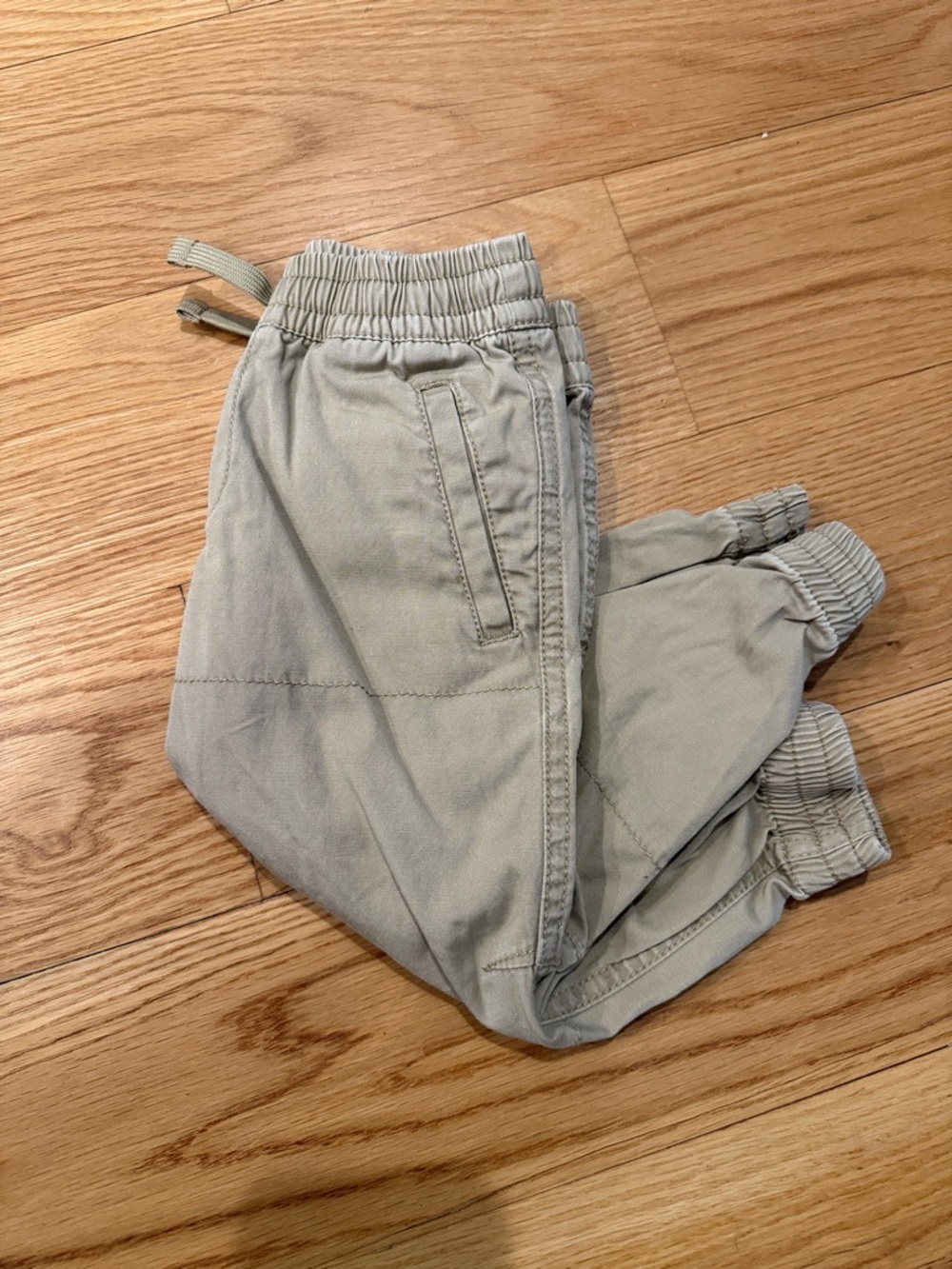 NWOT Polo by Ralph Lauren Kids Tan Elastic-Waist Jogger Pants